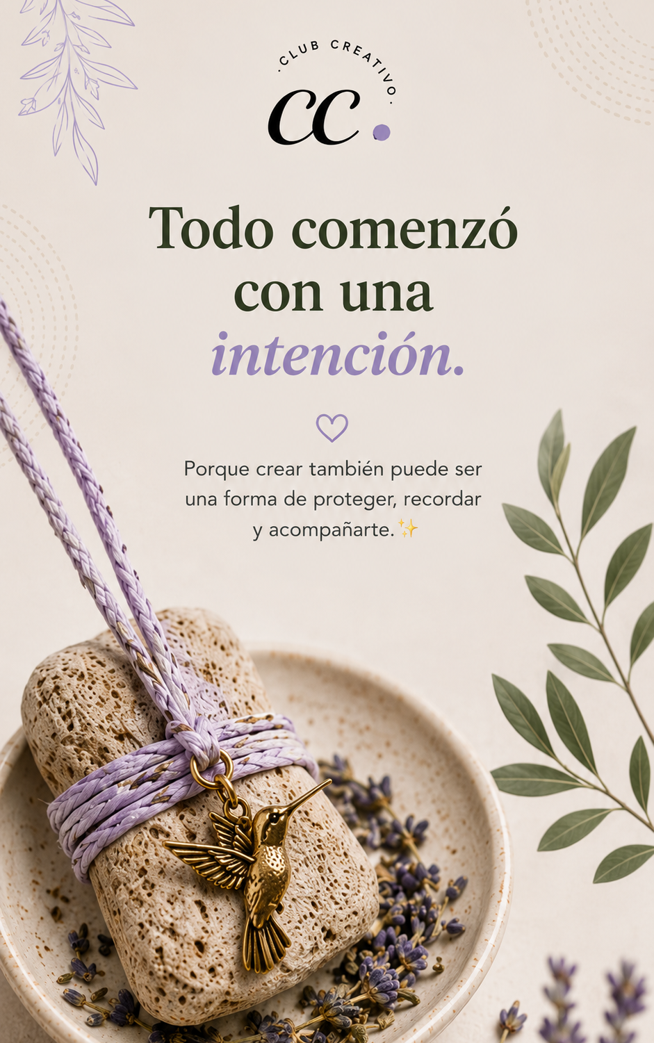 Taller para crear tu amuleto en Club Creativo CDMX